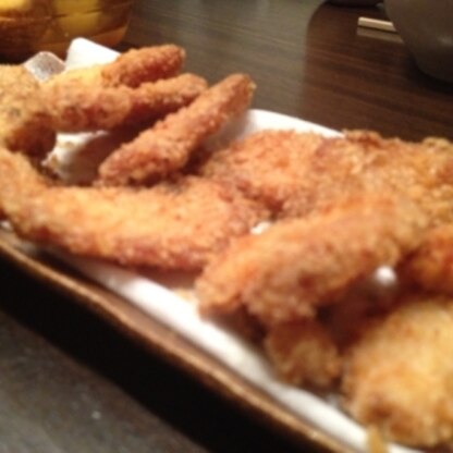 昨日の晩ご飯に。またまたカレー味で。ほんとに美味しい！旦那さんも絶賛でした！(o^^o)カレー味なのに、さっぱり食べやすくて、病みつきになります♡